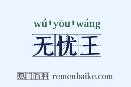 无忧王是什么意思的图片